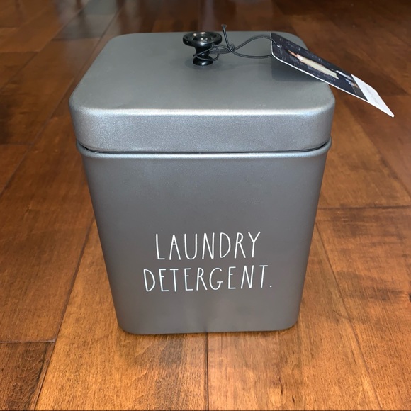 Rae Dunn Storage & Organization Rae Dunn Laundry Detergent Tin Dark